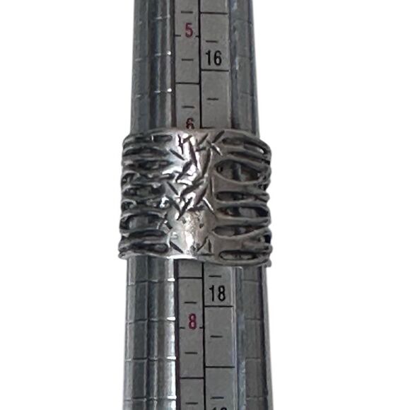 Silpada R1191 Retired 925 Sterling Silver Cherry Pink Quartz Ring Size 6 - Picture 7 of 7